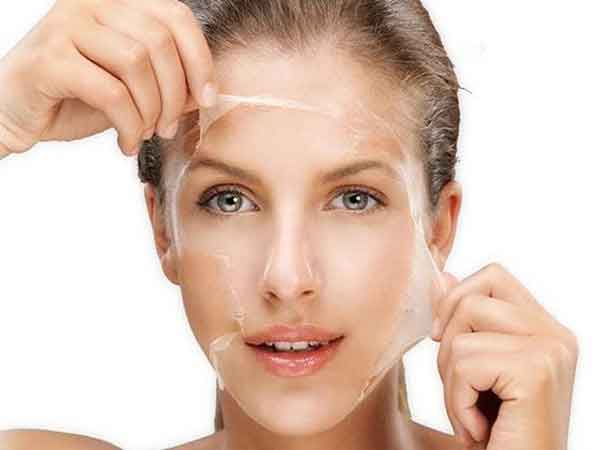 Peel da giúp loại bỏ bụi bẩn, dầu thừa và tế bào chết